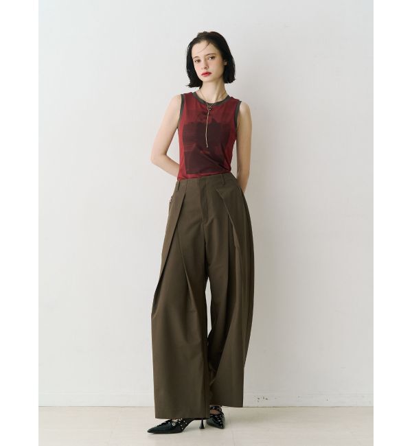 jouetie「【PosTokyo】ワイドスラックス【セットアップ対応】」|スラックス|