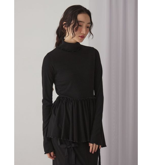 merry jenny「ギャザーペプラムカットtops」|Tシャツ・カットソー|