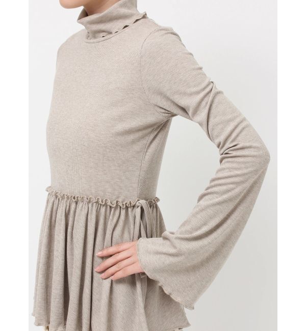 merry jenny「ギャザーペプラムカットtops」|Tシャツ・カットソー|