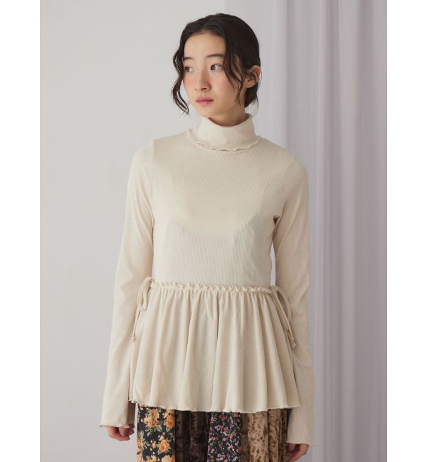 merry jenny「ギャザーペプラムカットtops」|Tシャツ・カットソー|