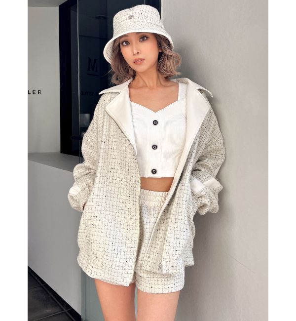 GYDA「サイドラインツイードショートパンツ」|その他|