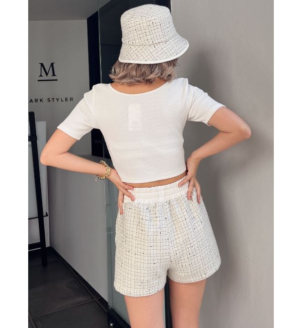 GYDA「サイドラインツイードショートパンツ」|その他|