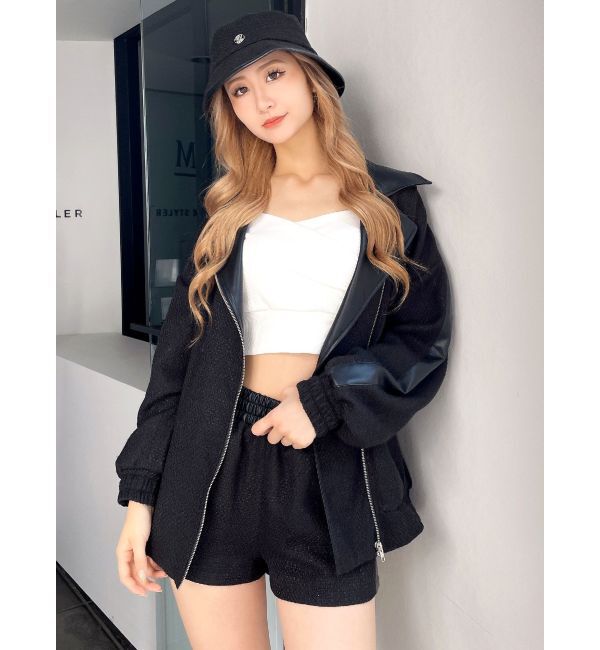 GYDA「サイドラインツイードショートパンツ」|その他|