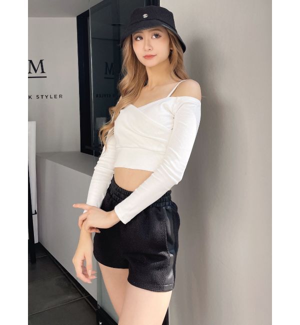 GYDA「サイドラインツイードショートパンツ」|その他|