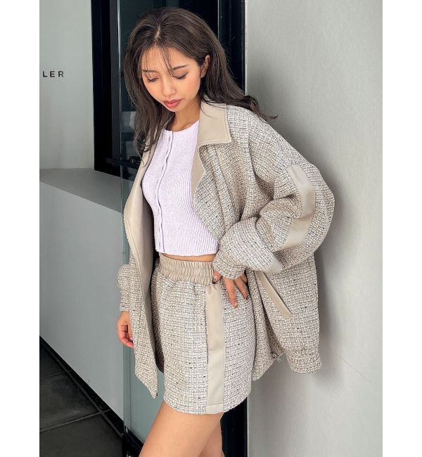 GYDA「サイドラインツイードショートパンツ」|その他|