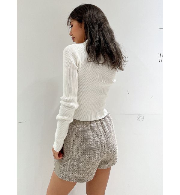 GYDA「サイドラインツイードショートパンツ」|その他|