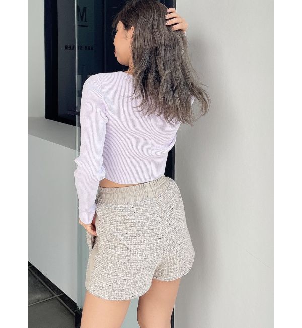 GYDA「サイドラインツイードショートパンツ」|その他|