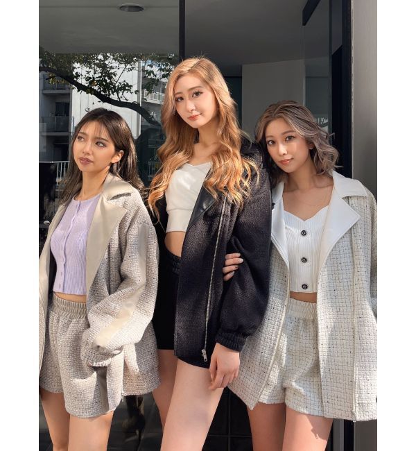 GYDA「サイドラインツイードショートパンツ」|その他|