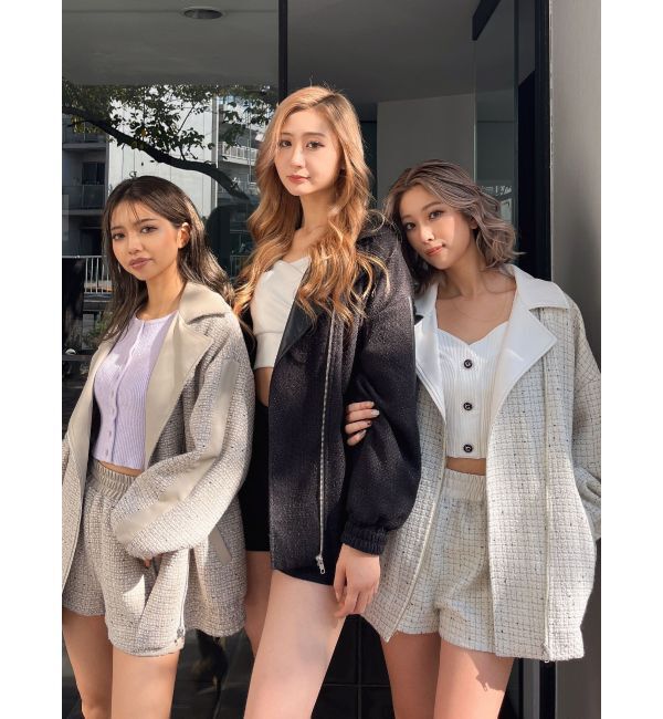 GYDA「サイドラインツイードショートパンツ」|その他|