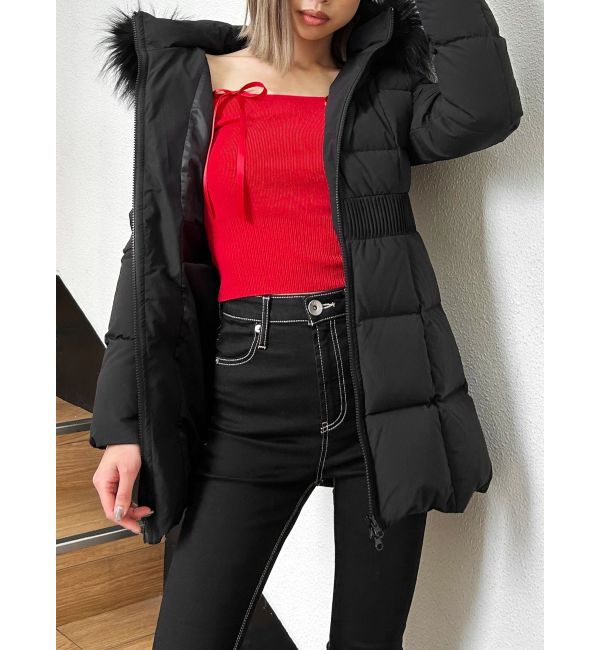 GYDA「【TINY】オフショルリボンニットトップス」|ニット・セーター|