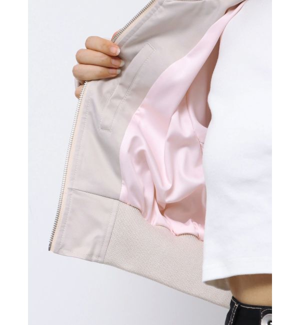 GYDA「GDハイネックショートブルゾン」|ブルゾン・スタジャン|