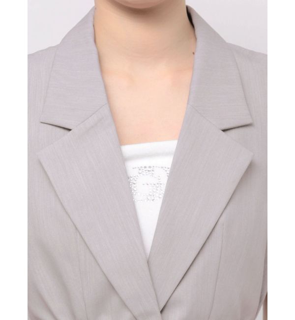 GYDA「ノースリーブジャケット【SETUP着用可】」|ベスト・ジレ|