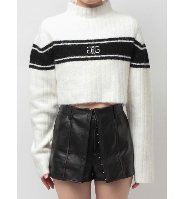 GYDA「SymmetryGYDAリブニットトップス」|ニット・セーター|