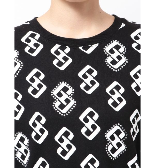 GYDA「GG pattern bijouスウェットトップス」|スウェット・ジャージ|