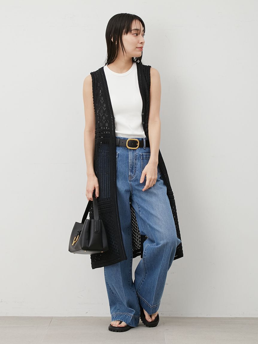 Mila Owen「パッチポケットデザインシガレットデニム」|デニム|