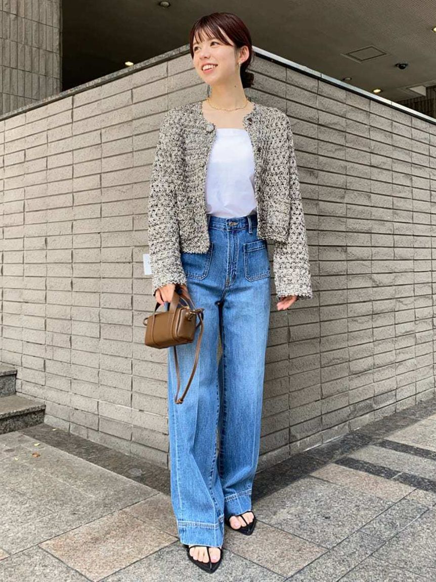 Mila Owen「パッチポケットデザインシガレットデニム」|デニム|