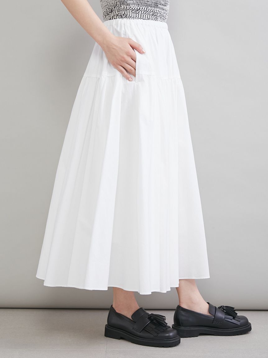 Mila Owen「ウエストボリュームフレアスカート」|スカート|