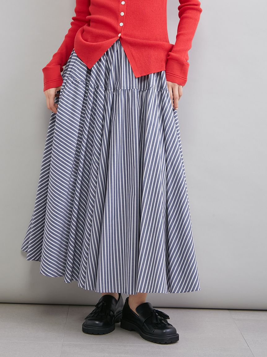 Mila Owen「ウエストボリュームフレアスカート」|スカート|