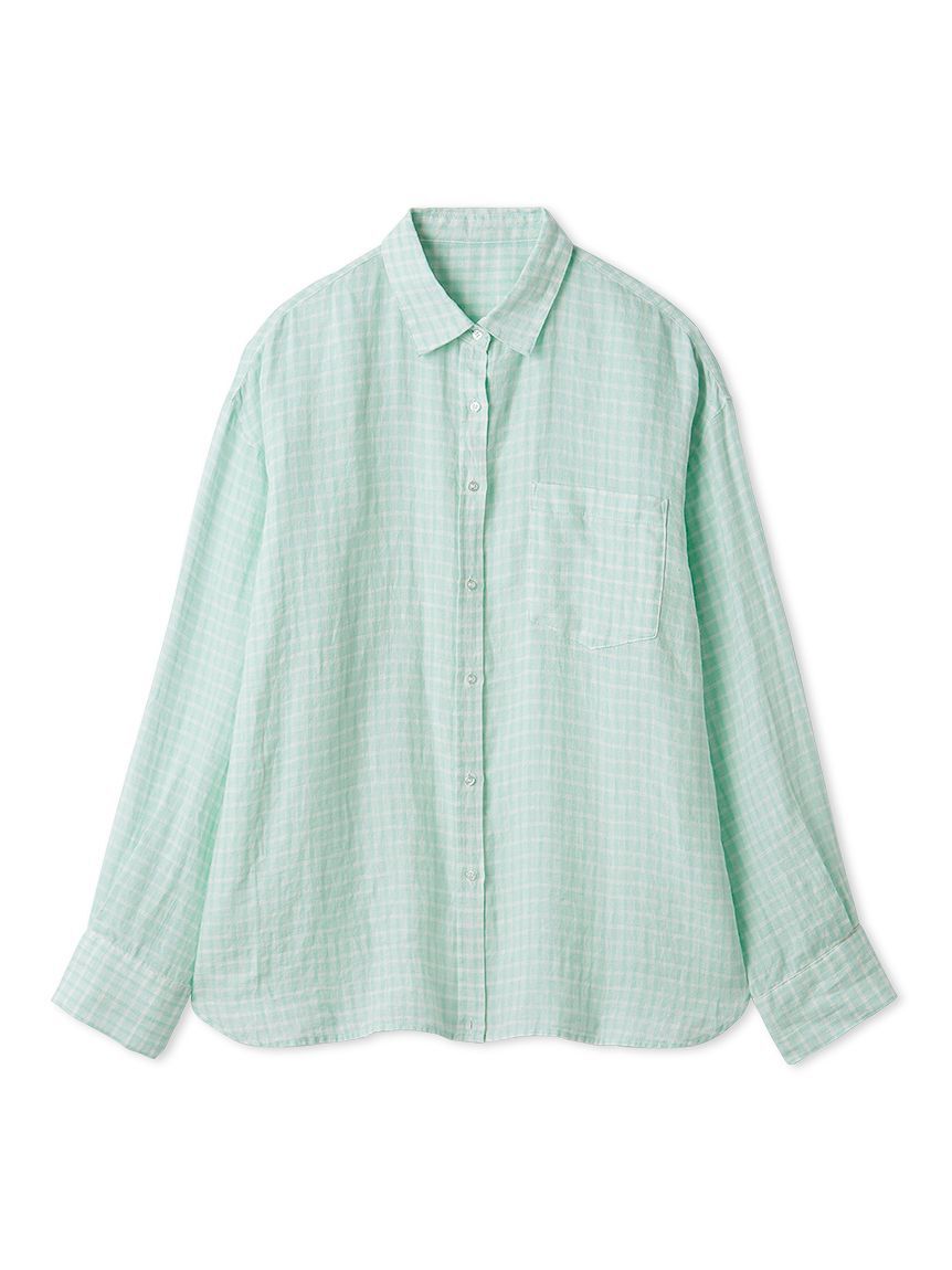 Mila Owen「ポケット付きフレンチリネンシャツ」|シャツ・ブラウス|