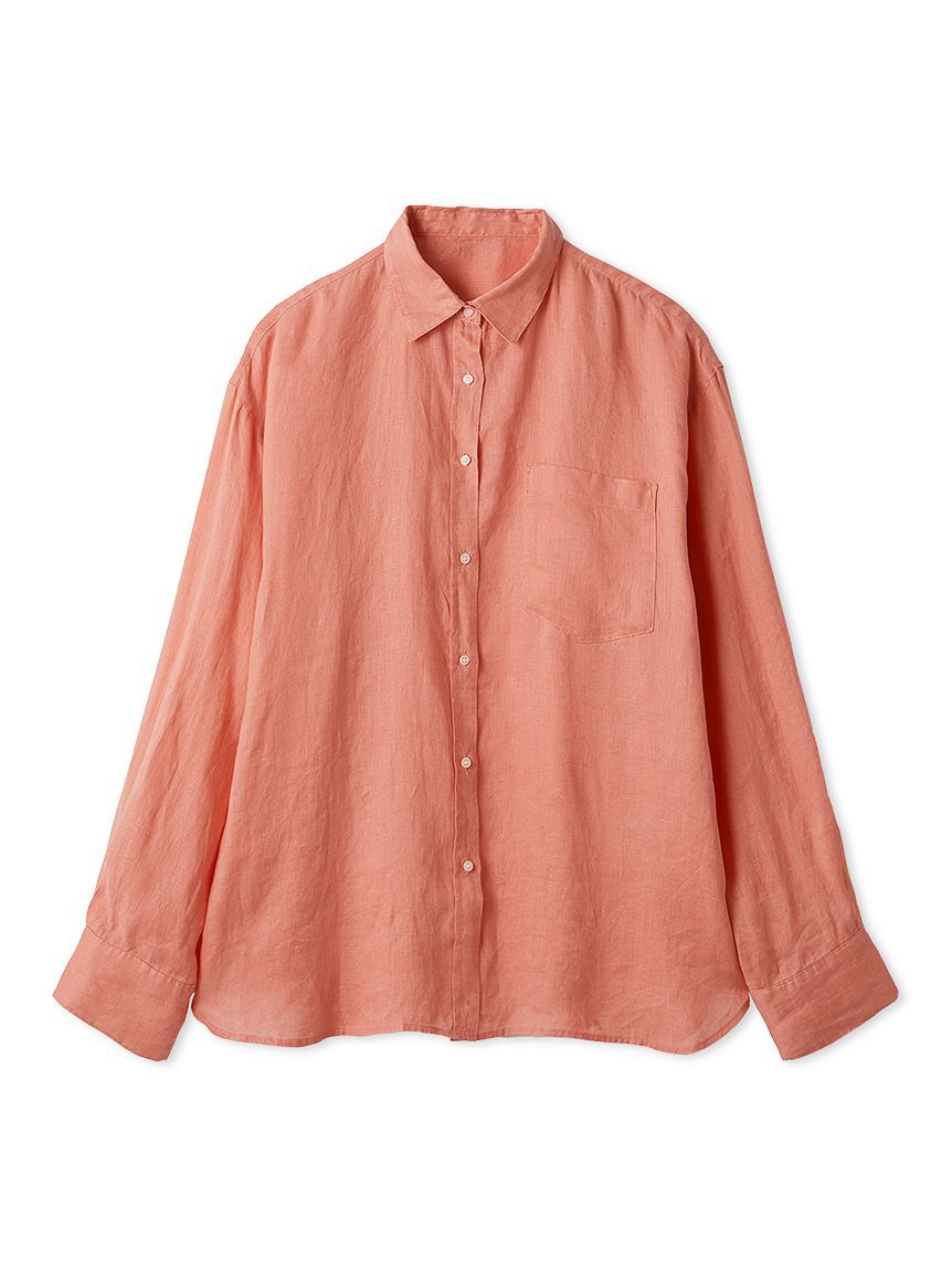 Mila Owen「ポケット付きフレンチリネンシャツ」|シャツ・ブラウス|