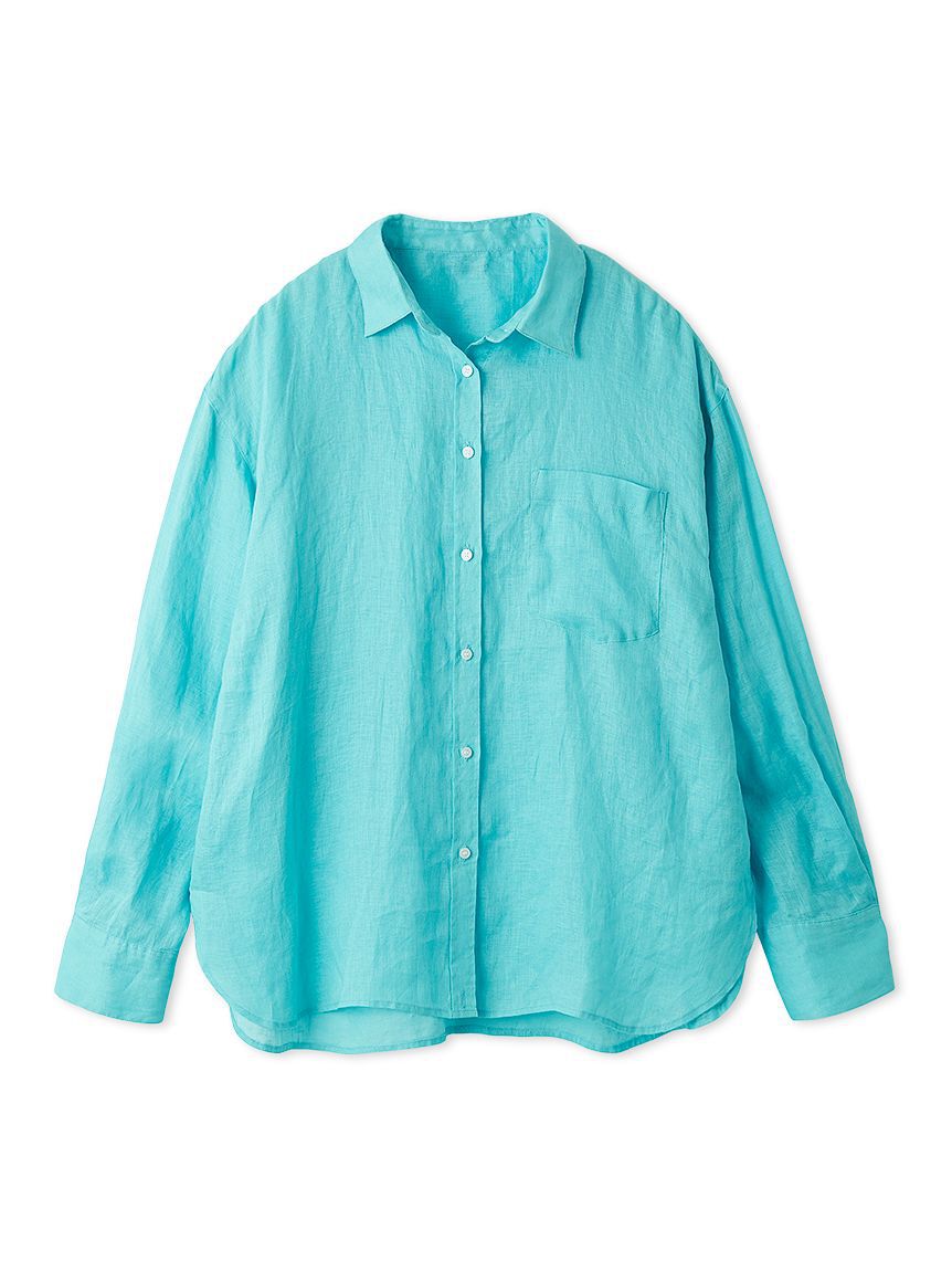 Mila Owen「ポケット付きフレンチリネンシャツ」|シャツ・ブラウス|