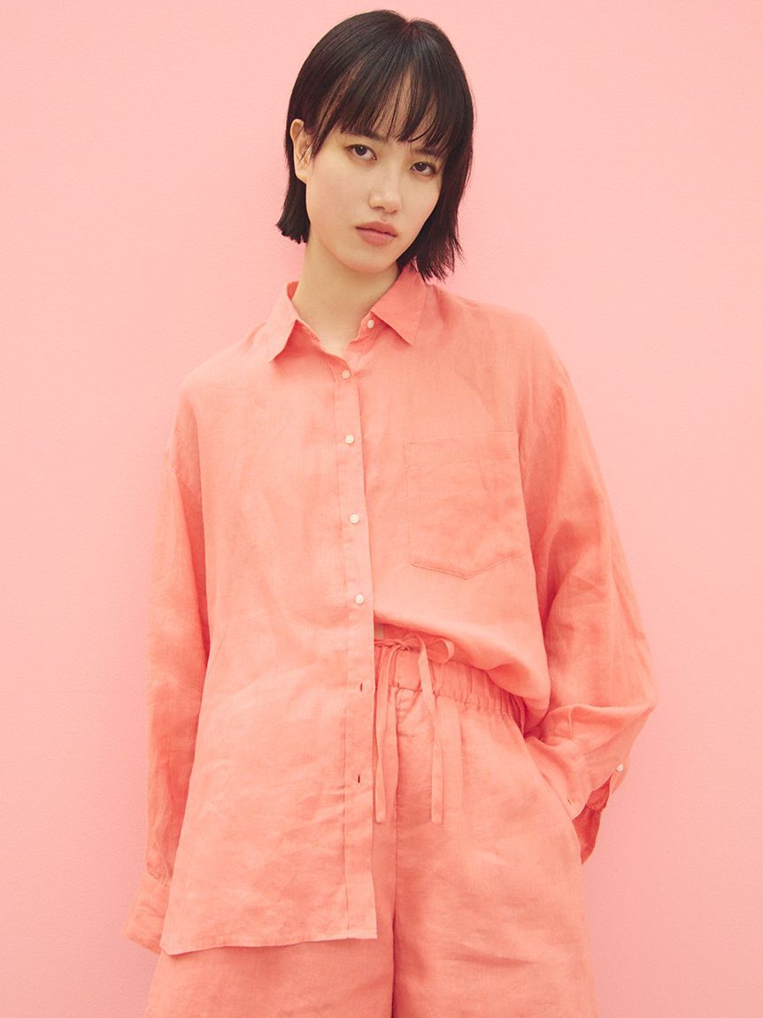 Mila Owen「ポケット付きフレンチリネンシャツ」|シャツ・ブラウス|ORG