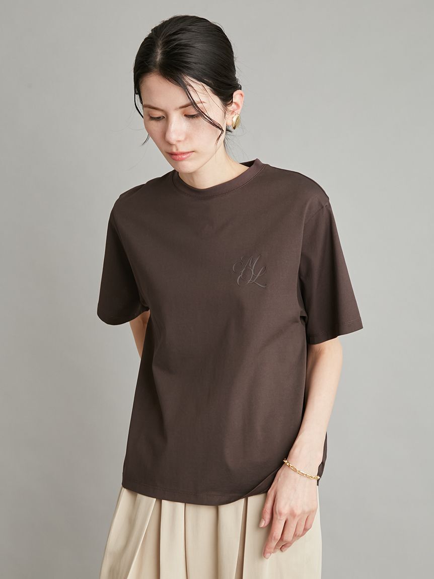 Mila Owen「ハイラインモノグラムＴシャツ」|Tシャツ・カットソー|