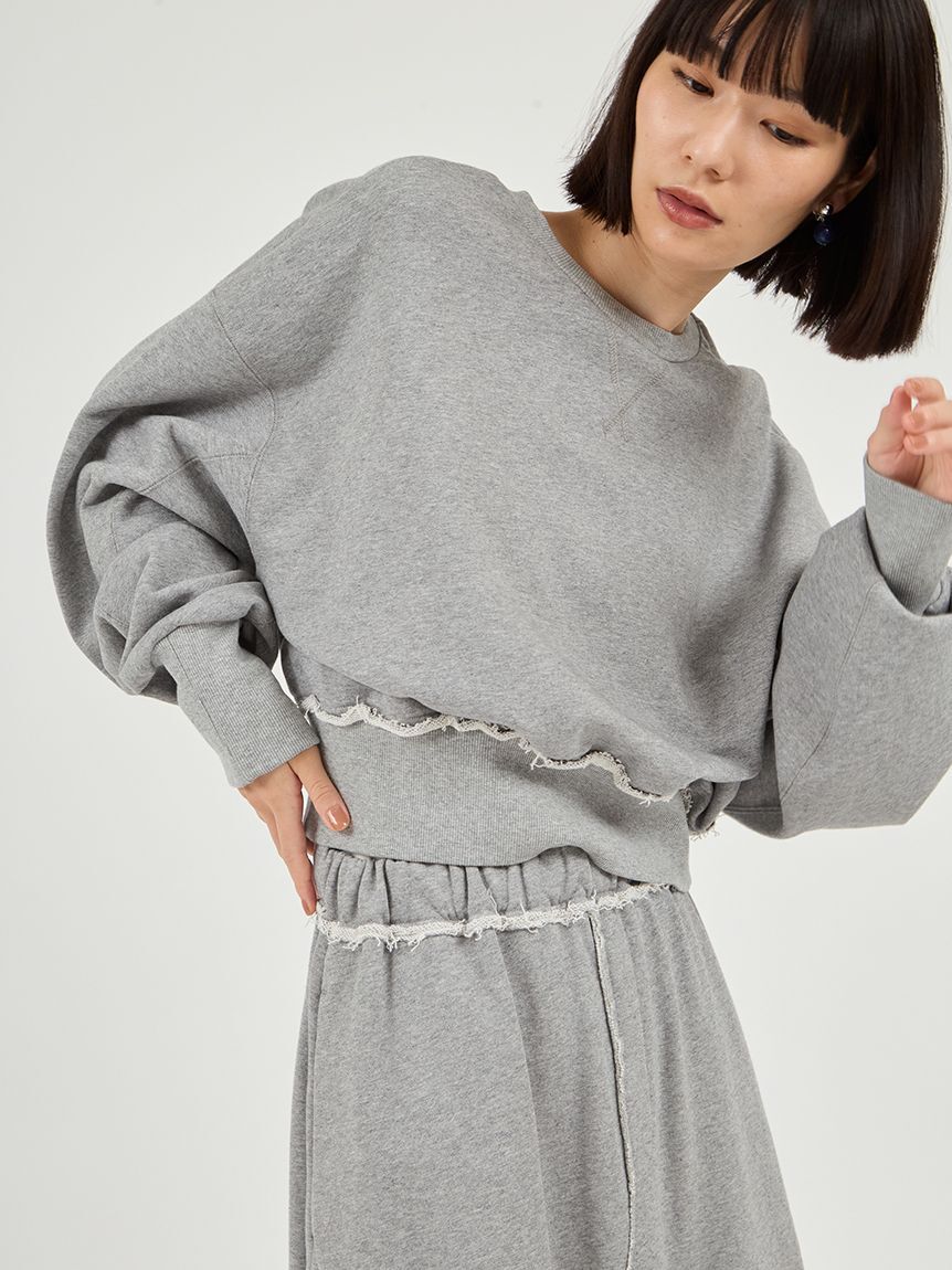 emmi atelier「スウェットプルオーバー」|スウェット・ジャージ|