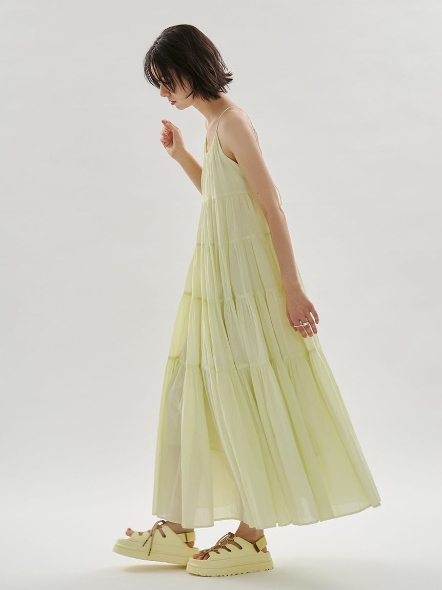 emmi atelier「コットンボリュームティアードワンピース」|ワンピース|