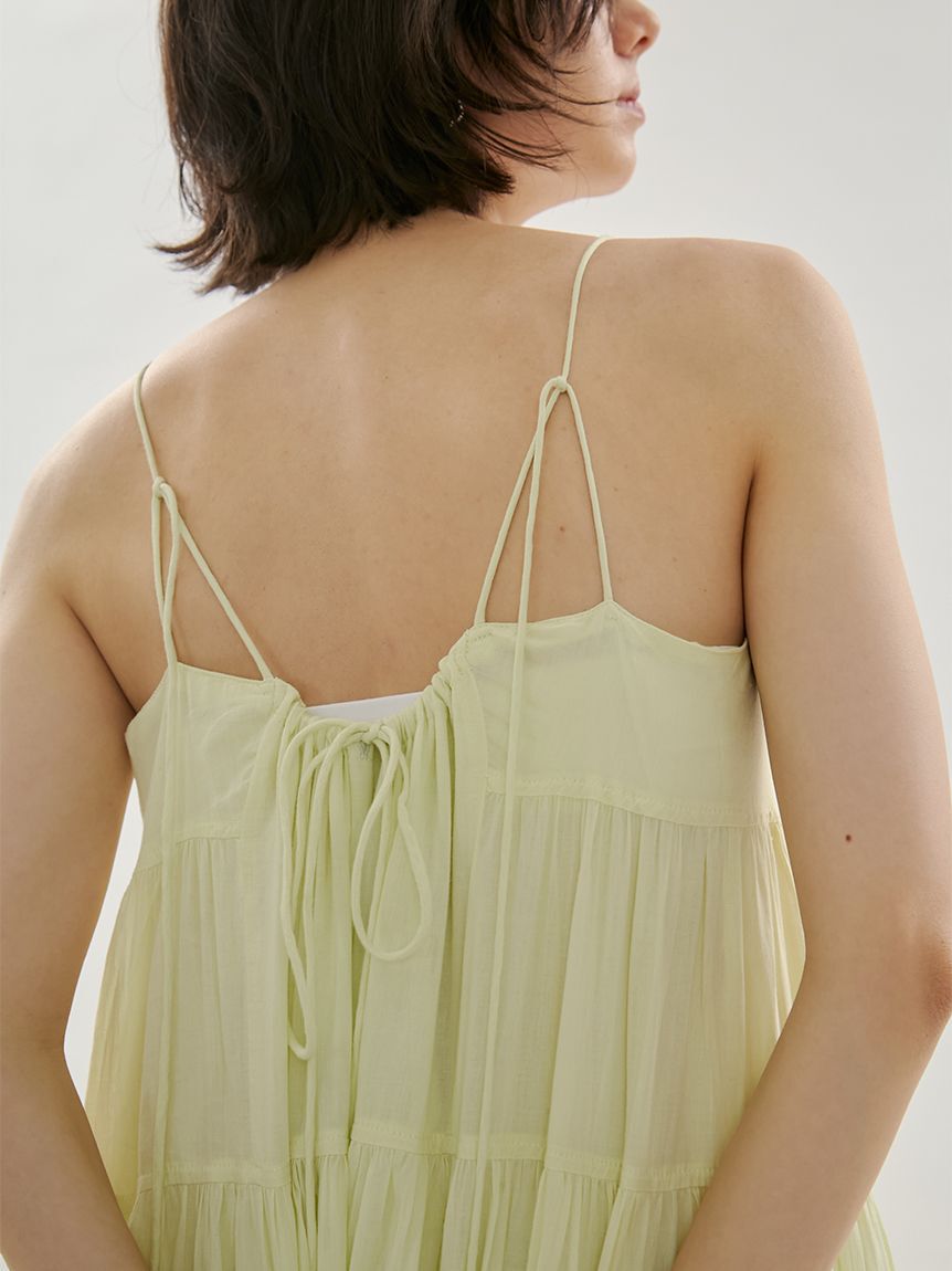 emmi atelier「コットンボリュームティアードワンピース」|ワンピース|