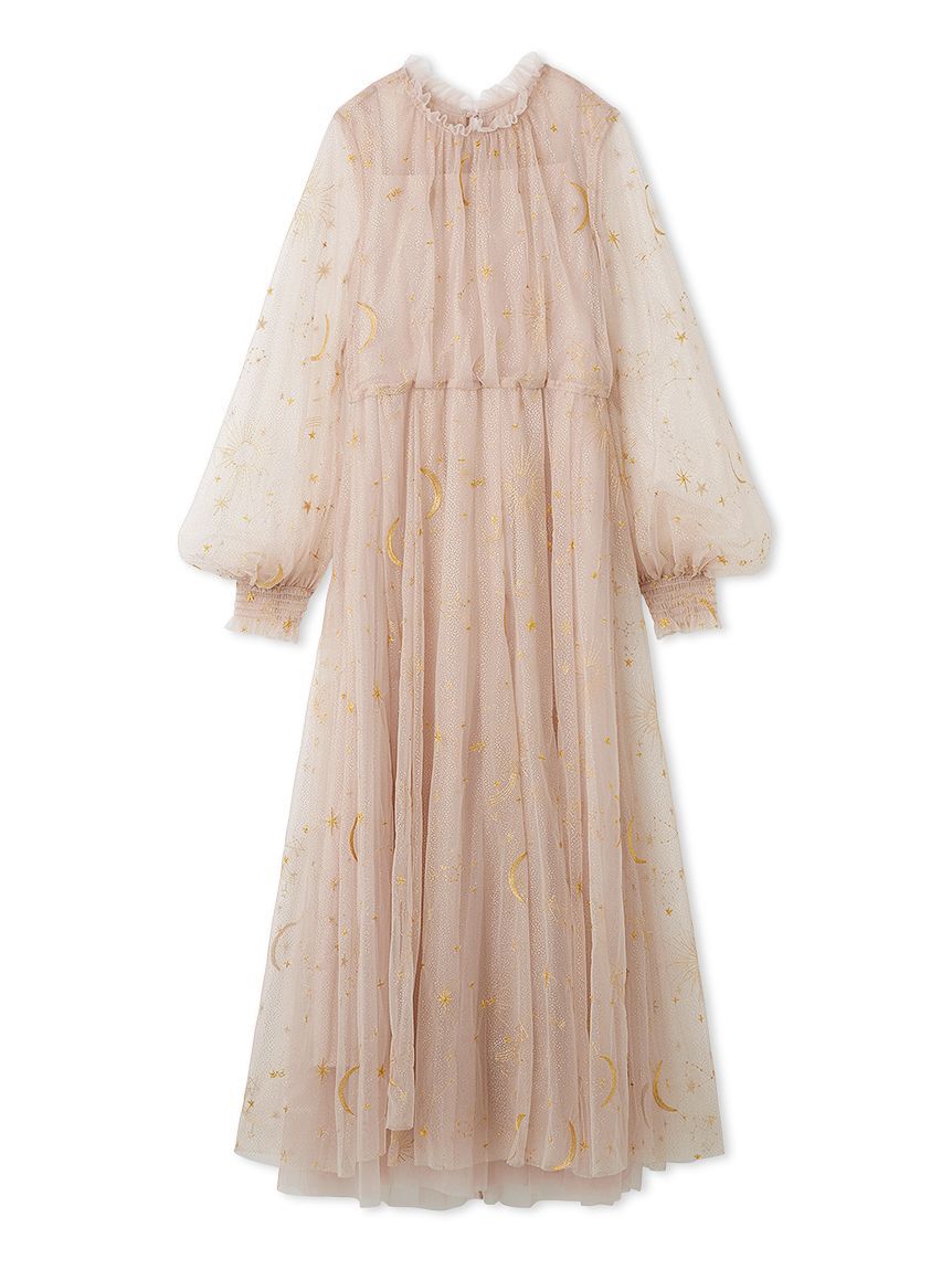 FURFUR「【限定サイズ】Twilightラメチュール刺繍ドレス」|ドレス|