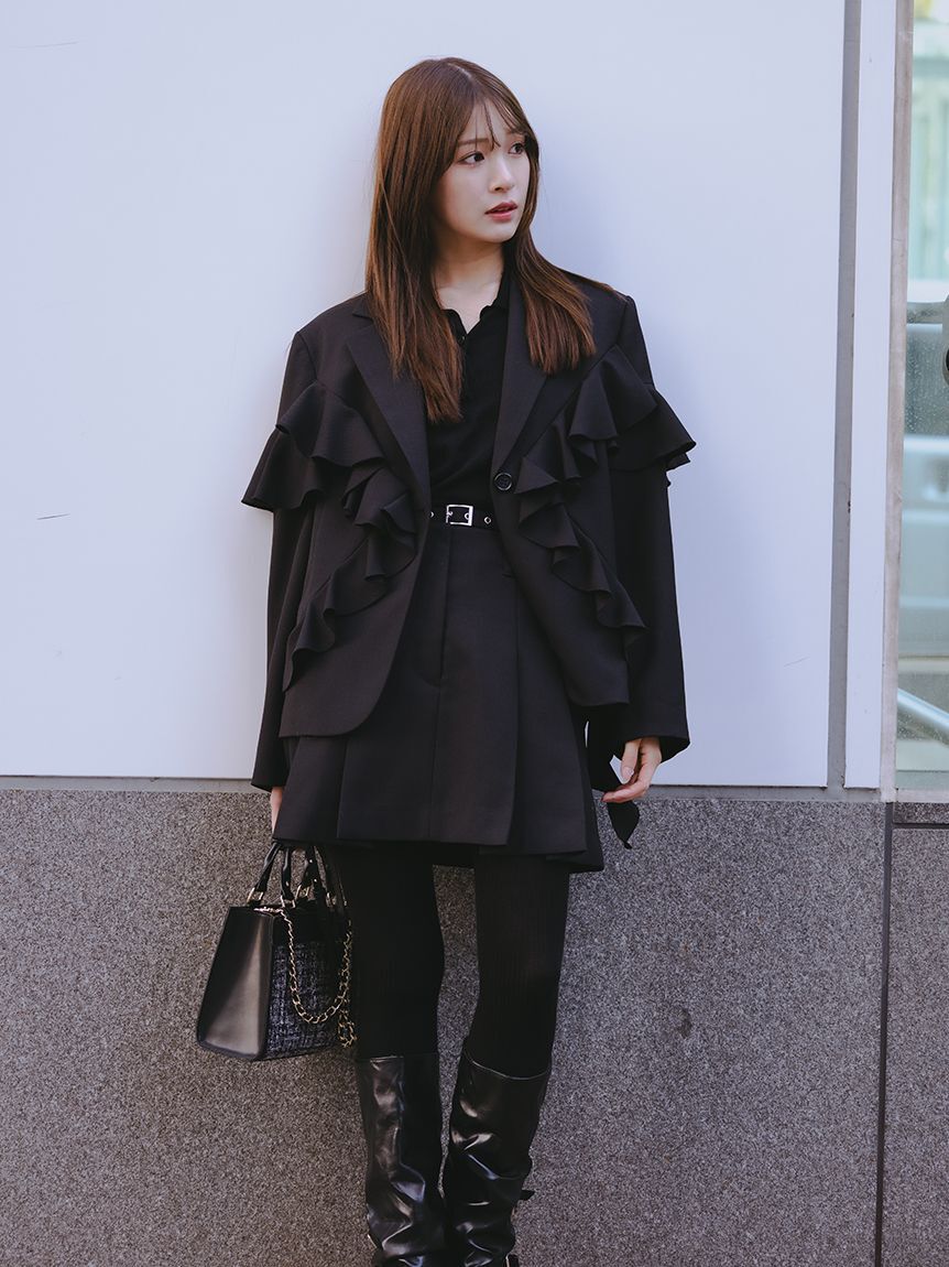 FURFUR「【限定カラー】ツイードロゴトートバッグ」|トートバッグ|