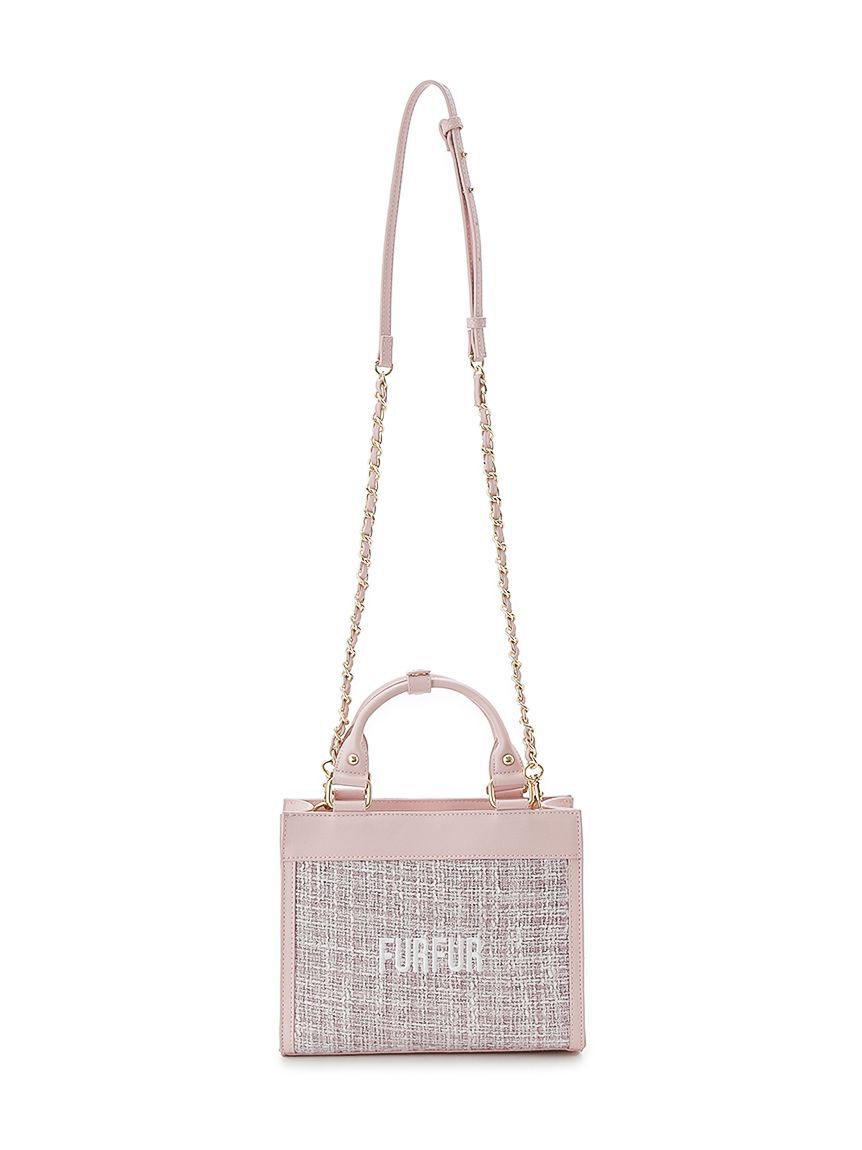 FURFUR「【限定カラー】ツイードロゴトートバッグ」|トートバッグ|