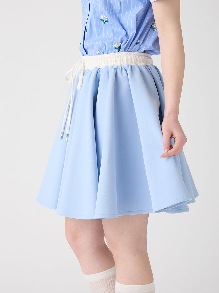 FURFUR「カットソーフレアミニスカート」|スカート|