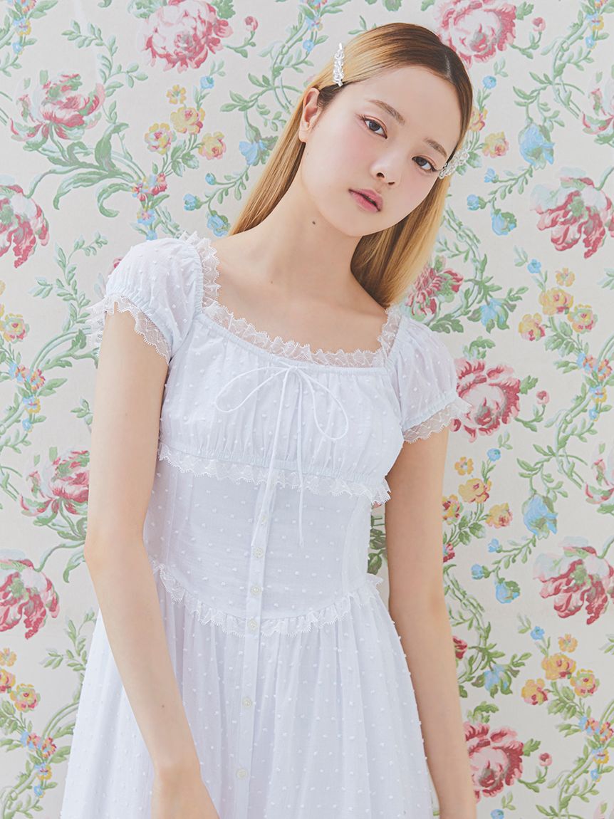 FURFUR「スイッチングレースロングワンピース」|ワンピース|