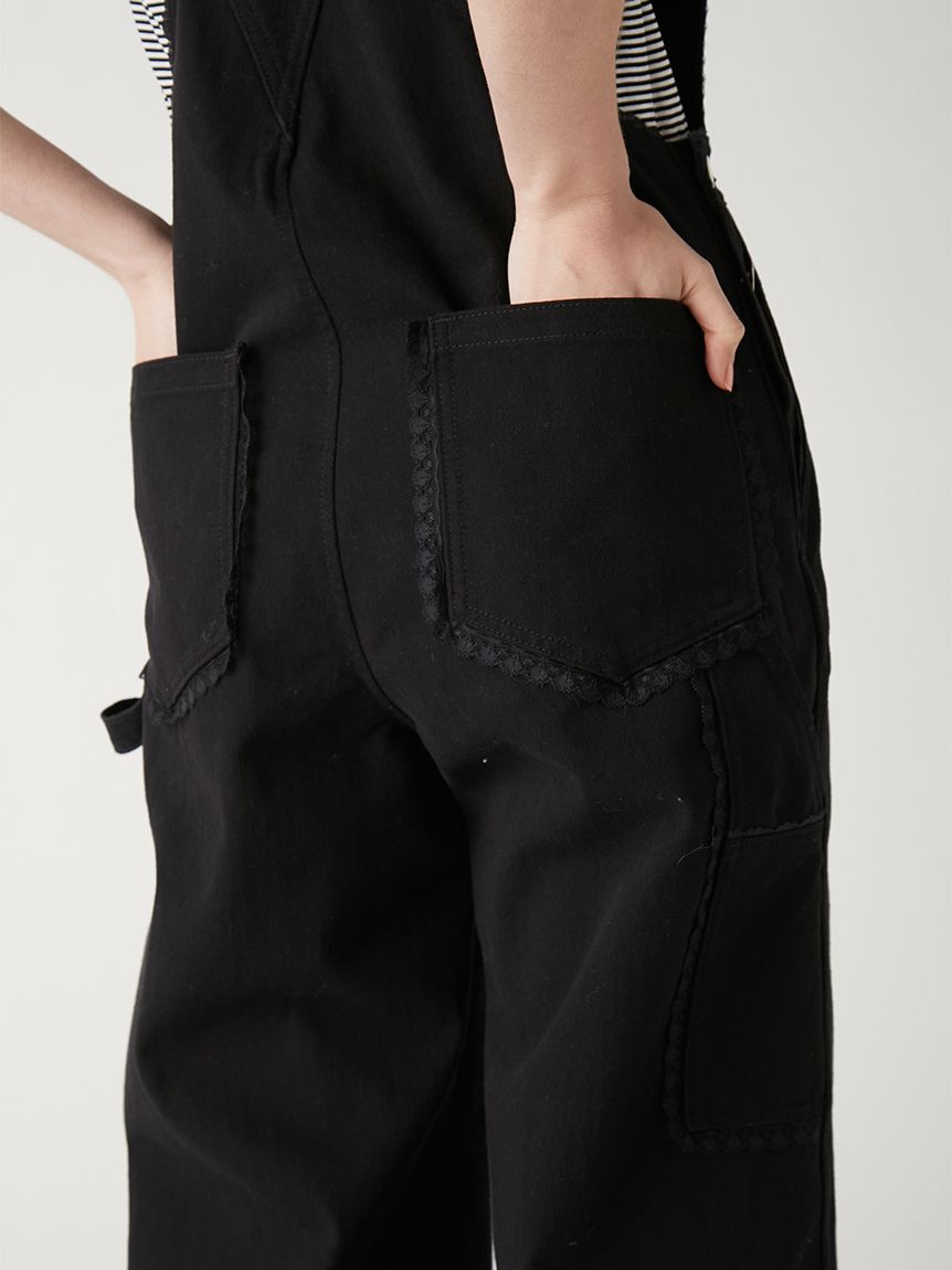 FURFUR「レーストリムオーバーオール」|チノ|