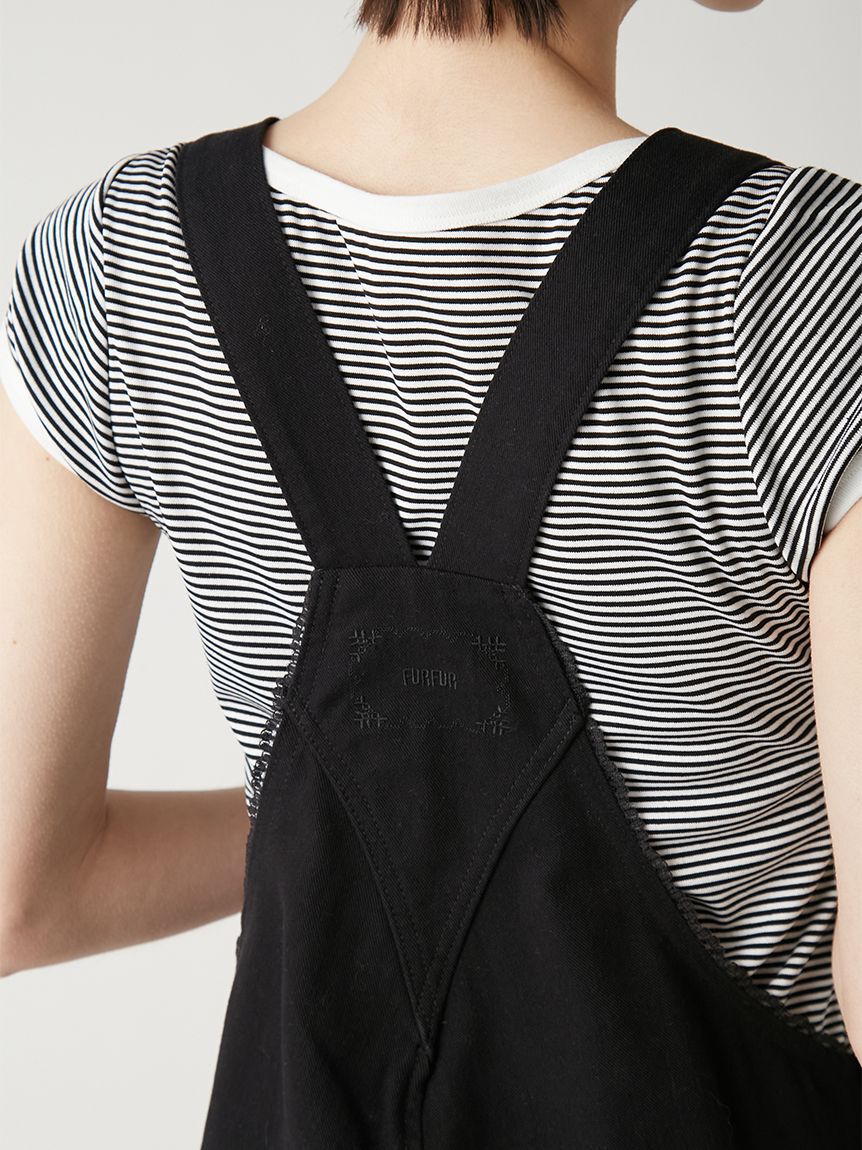 FURFUR「レーストリムオーバーオール」|チノ|