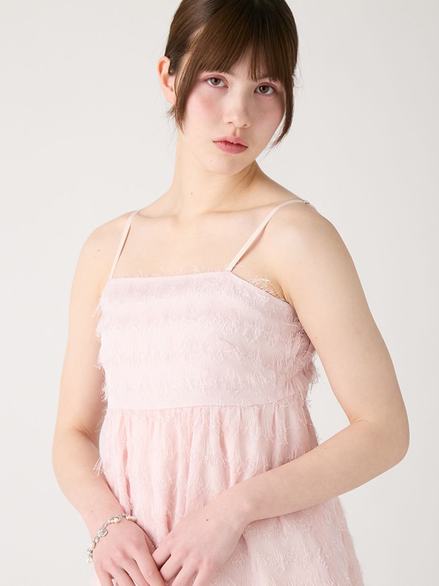 FURFUR「フリンジキャミワンピース」|ワンピース|