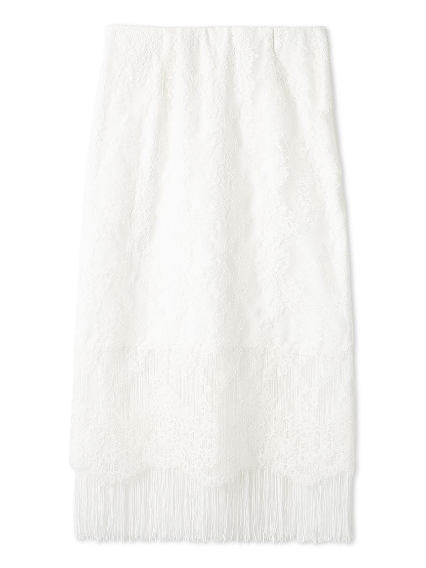 FURFUR「レースフリンジスカート」|スカート|