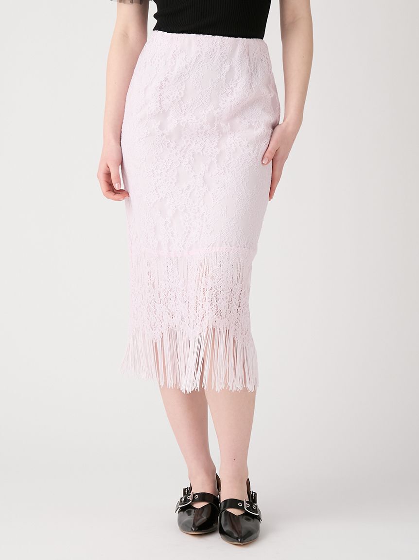 FURFUR「レースフリンジスカート」|スカート|