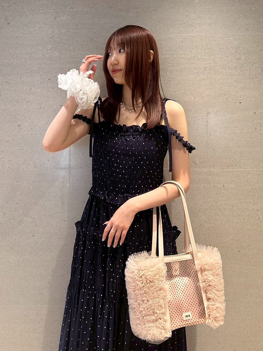 FURFUR「【限定カラー】レースコンビバレリーナシュシュ」|ヘアバンド|