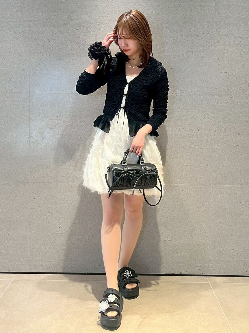 FURFUR「【限定カラー】レースコンビバレリーナシュシュ」|ヘアバンド|