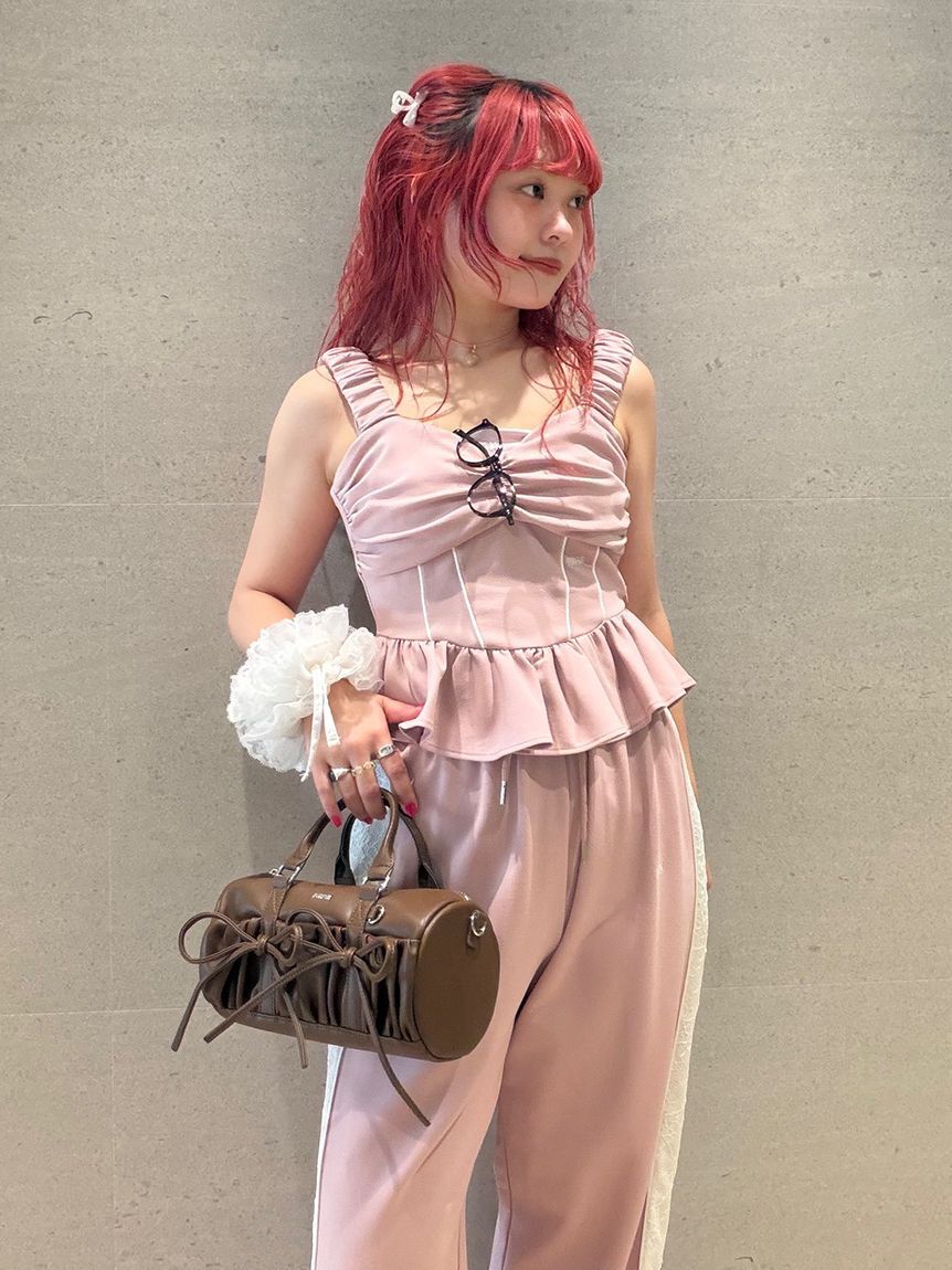 FURFUR「【限定カラー】レースコンビバレリーナシュシュ」|ヘアバンド|