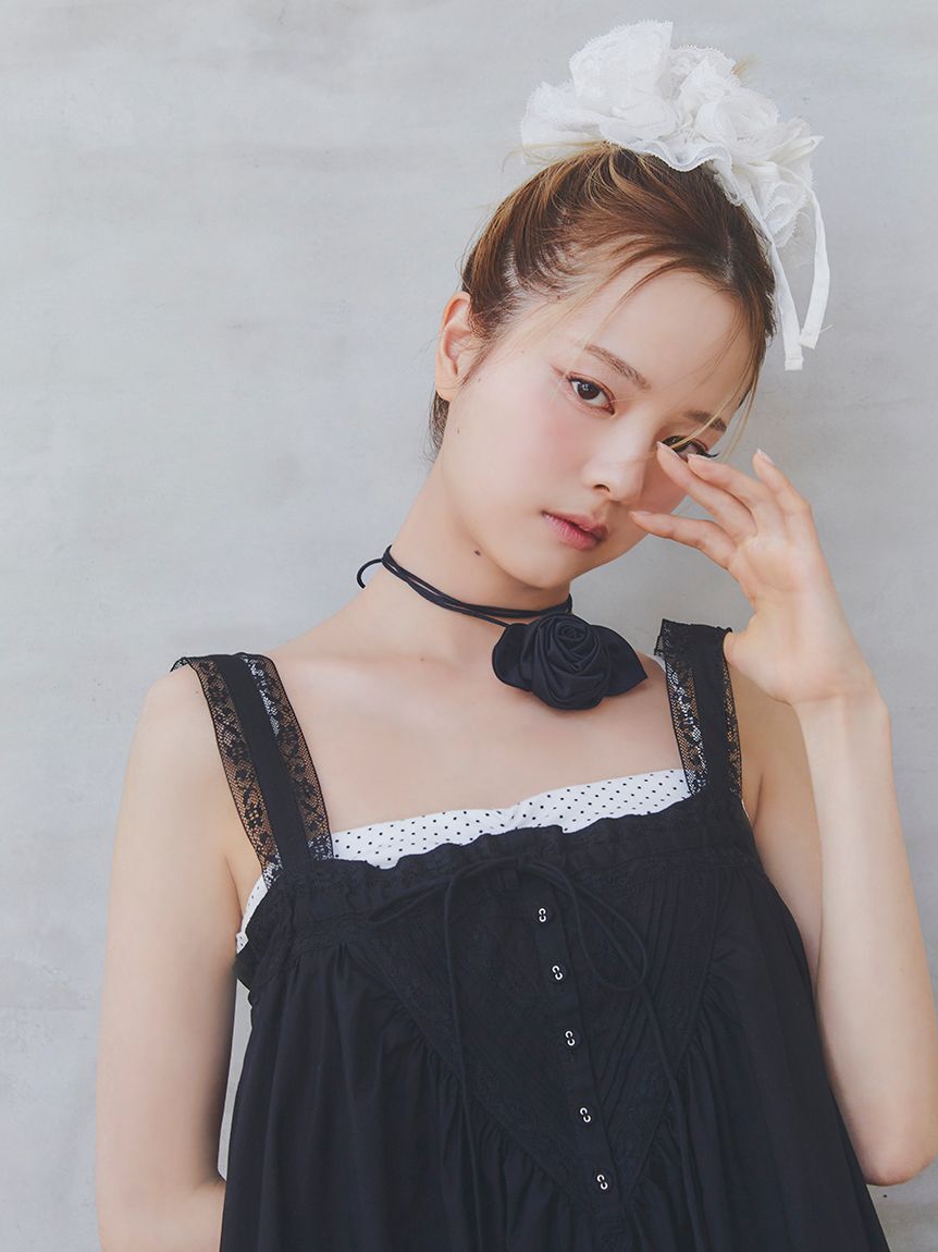 FURFUR「【限定カラー】レースコンビバレリーナシュシュ」|ヘアバンド|