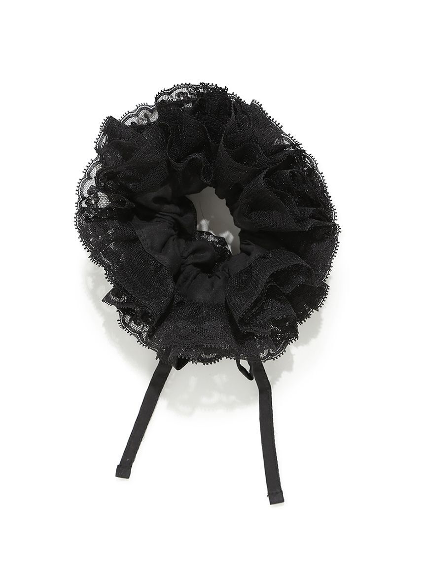FURFUR「【限定カラー】レースコンビバレリーナシュシュ」|ヘアバンド|BLK