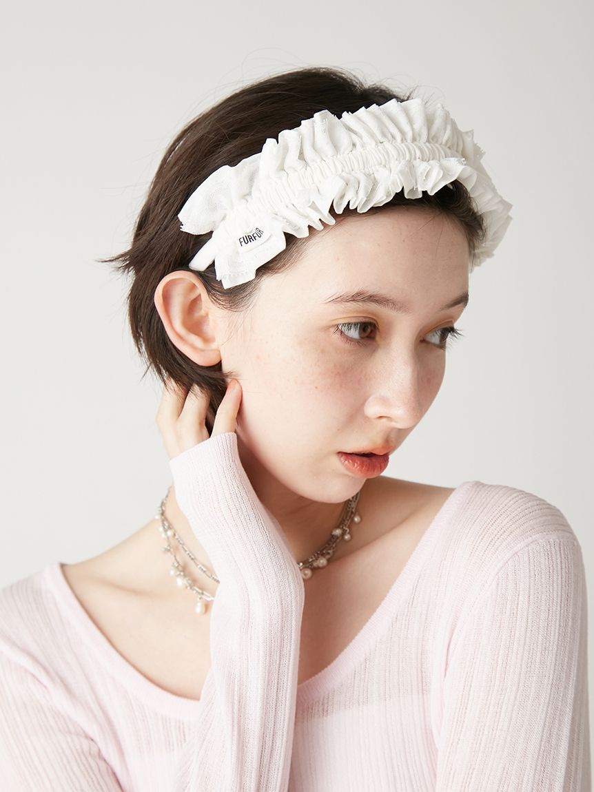 FURFUR「レースコンビバレリーナカチューシャ」|ヘアバンド|