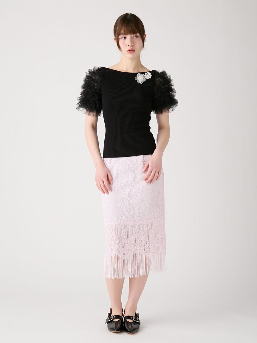 FURFUR「チュチュスリーブニットトップス」|ニット・セーター|