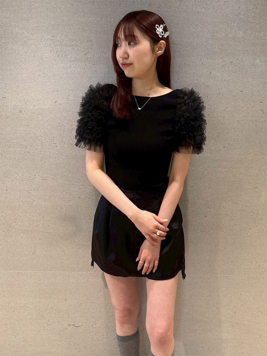 FURFUR「チュチュスリーブニットトップス」|ニット・セーター|