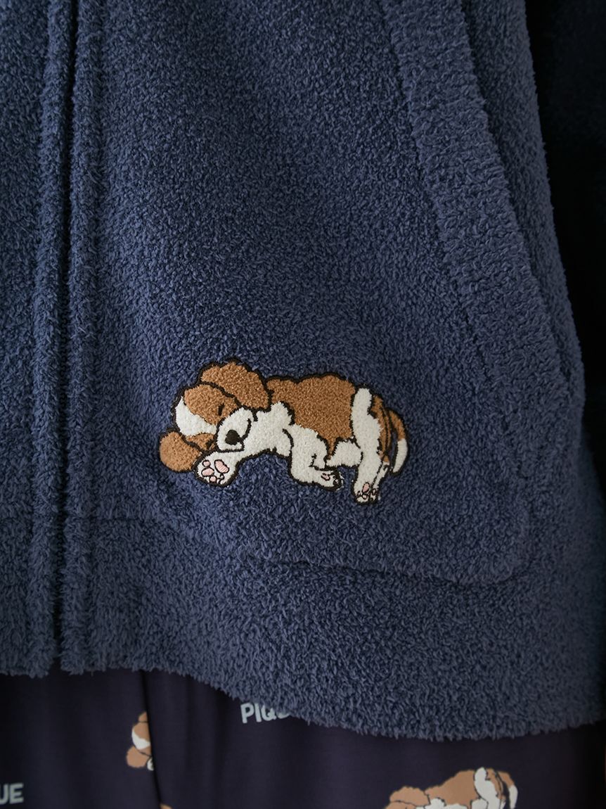 GELATO PIQUE HOMME「【HOMME】エアリーモコスリーピングドッグパーカ」|パーカー|