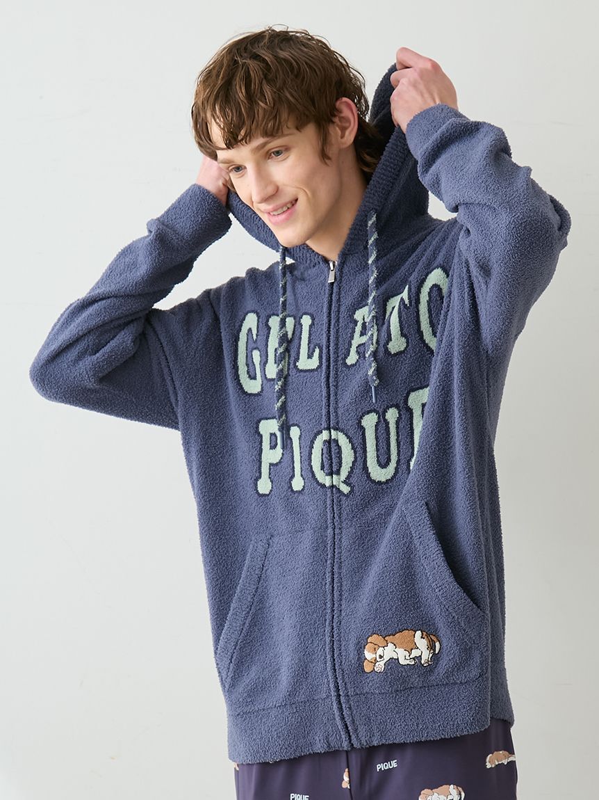 GELATO PIQUE HOMME「【HOMME】エアリーモコスリーピングドッグパーカ」|パーカー|